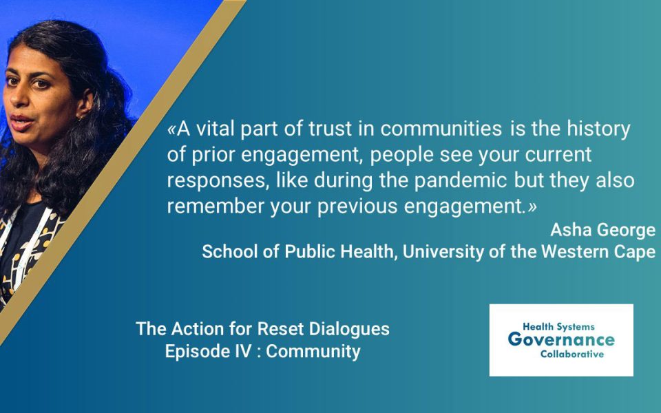 Have countries learned lessons on how to build on communities in dealing with health and social issues?