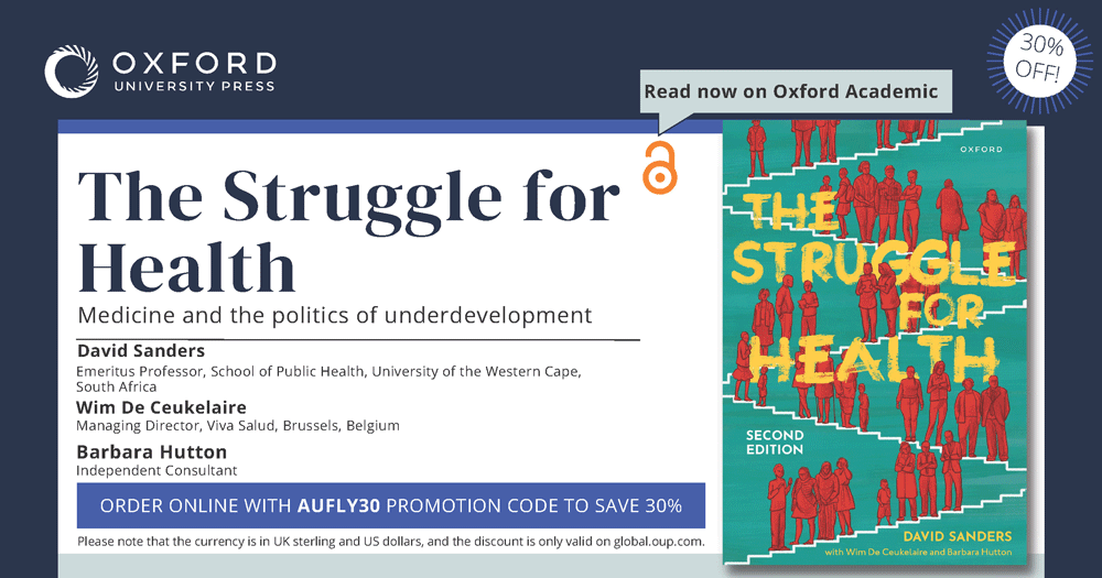 At the time of Prof David Sander's passing, he was working on an updated edition of this influential book, The Struggle for Health: