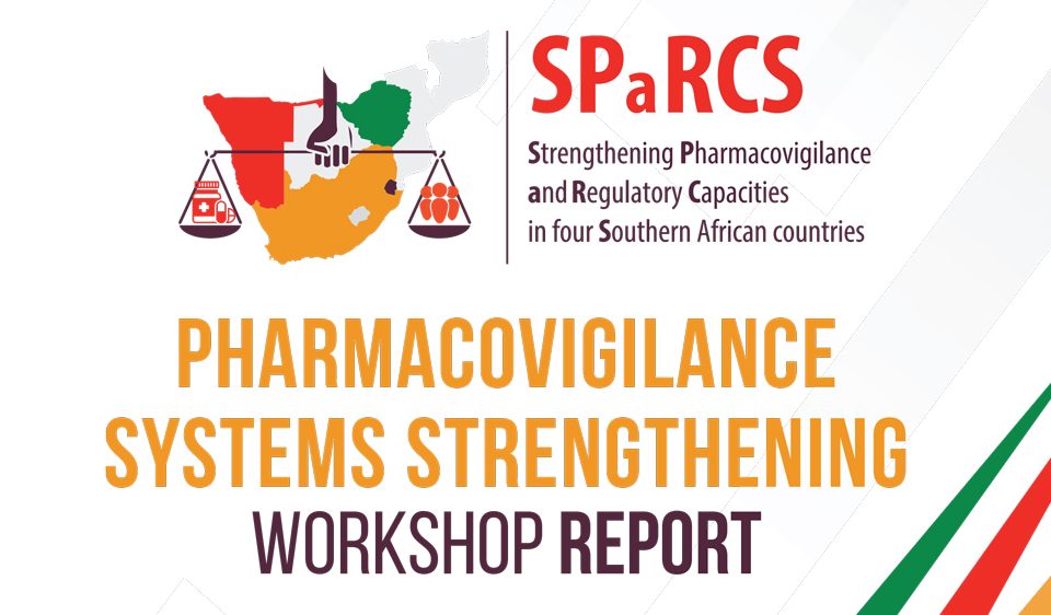 The SPaRCS Project hosted a Pharmacovigilance (PV) Systems Strengthening Workshop, 9-11 July 2023 in Windhoek, Namibia. The workshop marked the final in a series of capacity strengthening and mutual learning workshops in the Pharmacovigilance Systems Strengthening thematic area, and was attended by fifteen participants from seven countries (Namibia, South Africa, Eswatini, Zimbabwe, Mozambique, Zambia, and Belgium)
