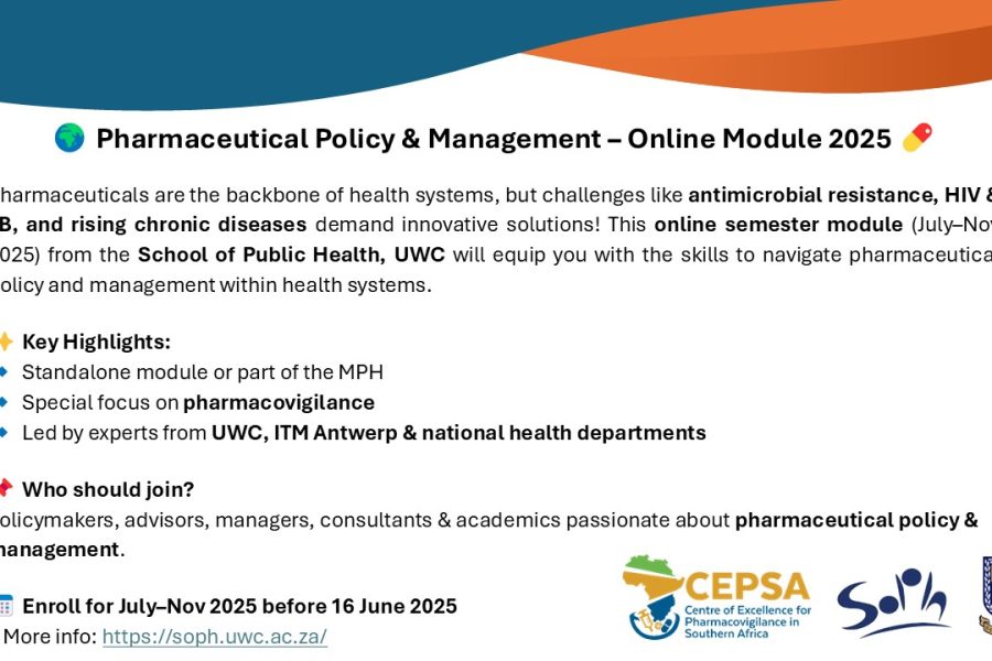 This online module may be taken as an individual stand-alone module or as part of the Master of Public Health.