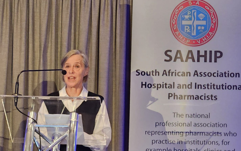 The School of Public Health attended the 68th Annual General Meeting and 37th Annual Conference of the South African Association of Hospital and Institutional Pharmacists (SAAHIP). Represented by Prof Renier Coetzee and Dr Hazel Bradley, the School show cased their contributions to public health pharmacy and transformative healthcare practices.