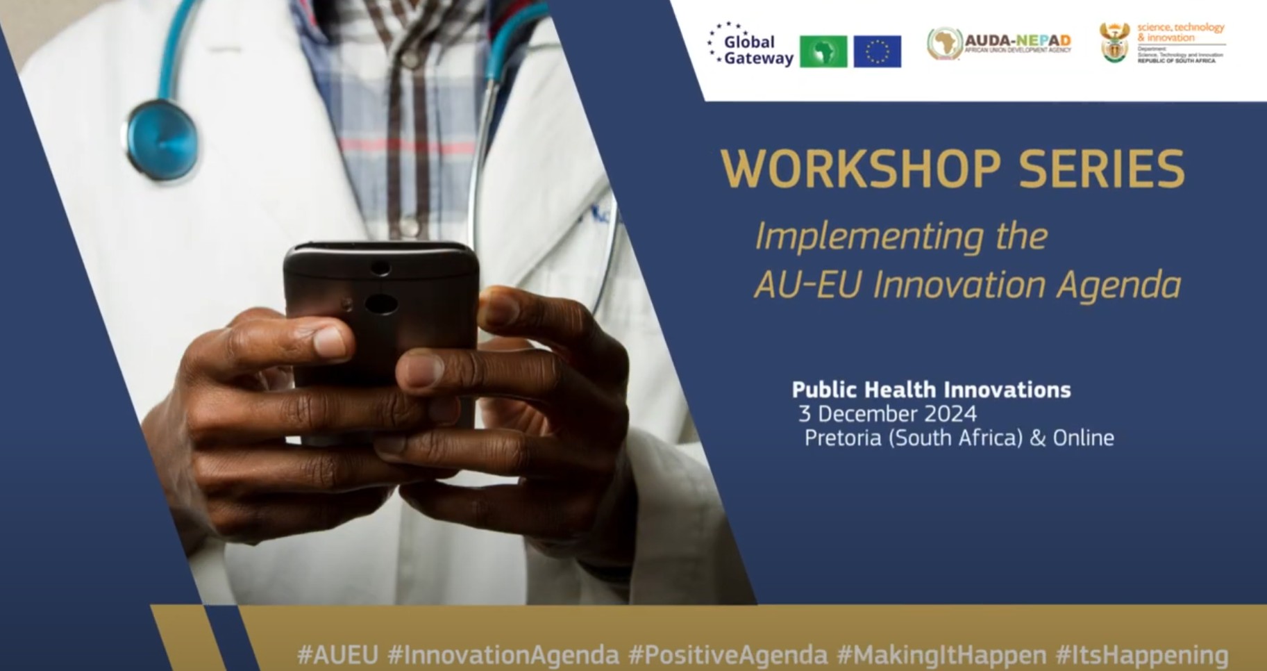 We had the opportunity to introduce the Centre of Excellence for Pharmacovigilance in Southern Africa (CEPSA) at the AU-EU Workshop Series on Public Health Innovations held in a hybrid format in Pretoria on 3 December 2024. 