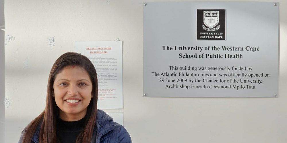 Simrin at the School of Public Health, UWC Simrin at the School of Public Health, UWC
