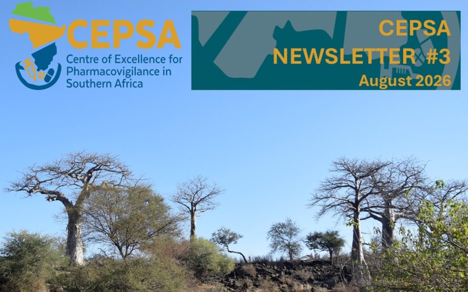 The Centre of Excellence for Pharmacovigilance in Southern Africa (CEPSA) team is pleased to share with you our third quarterly newsletter, and this time with a new layout. We hope our refreshed design is more visually appealing and engaging to everyone, as we would love to feature more content from our Community of Practice (CoP).